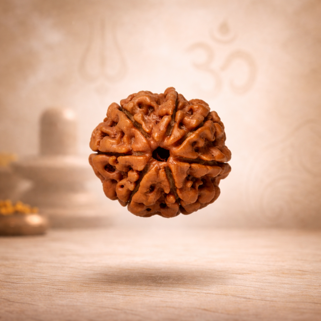 Original 7 Mukhi Rudraksha – Lakshmi Bead for Wealth (Nepal origin)