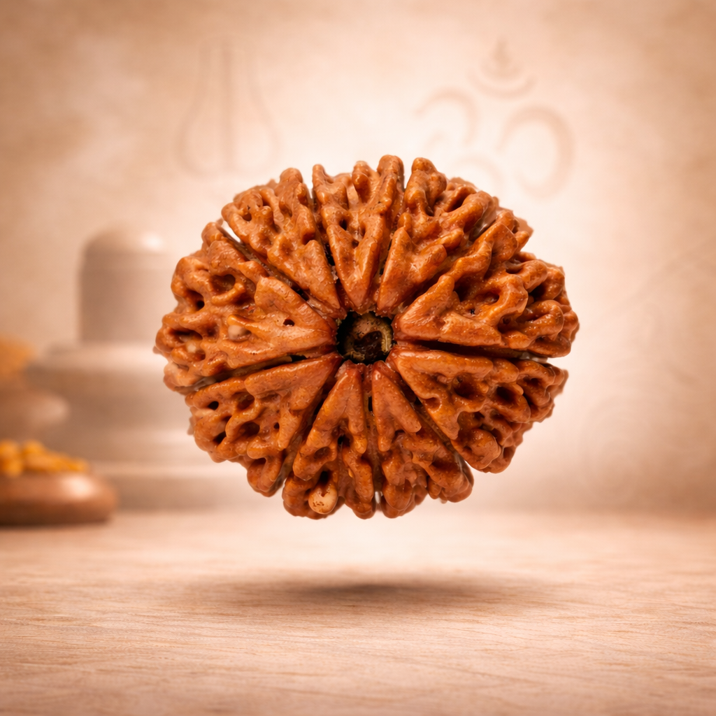 Original 9 Mukhi Rudraksha – Durga Bead for Power (Nepal origin)