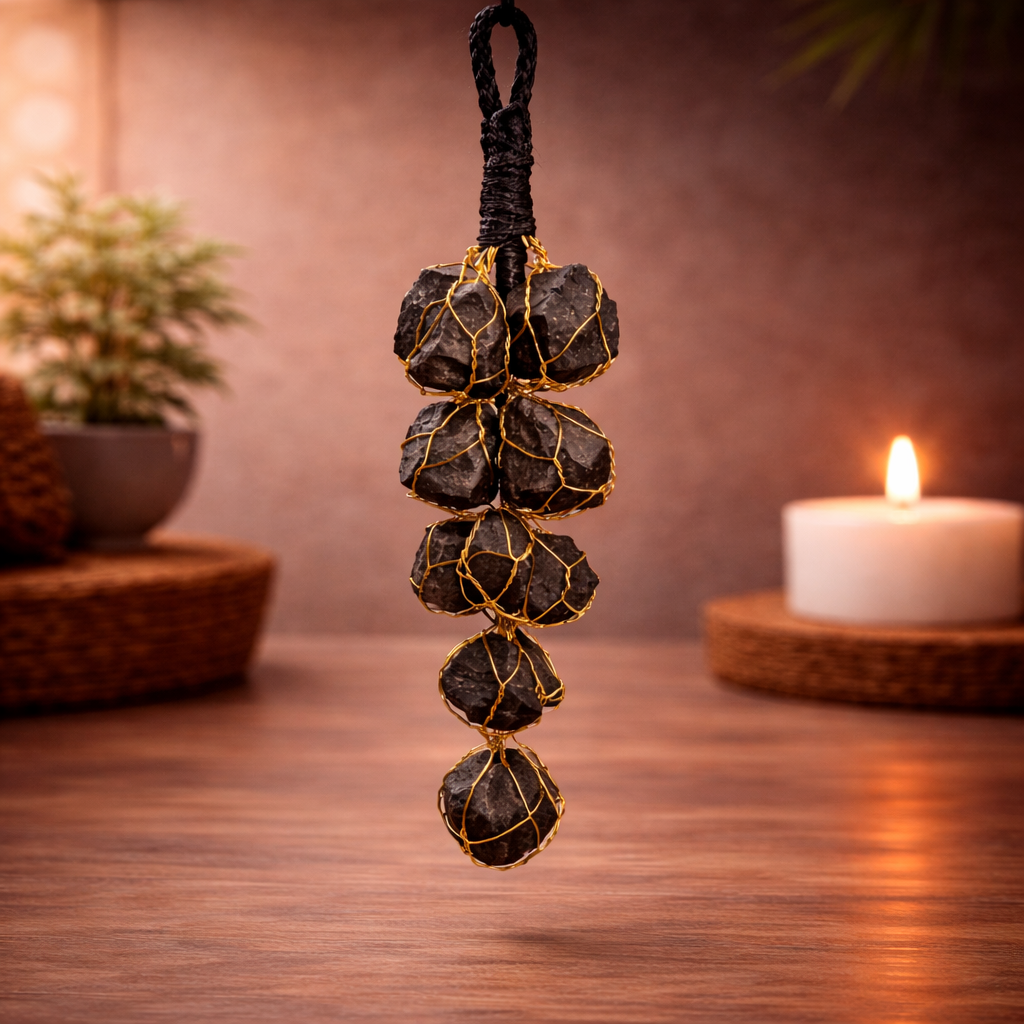 Black Tourmaline Hanger for EMF Protection