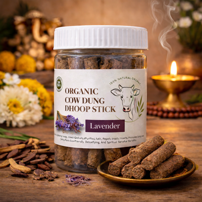 Lavender Dhoop stick (Organic Cow Dung)