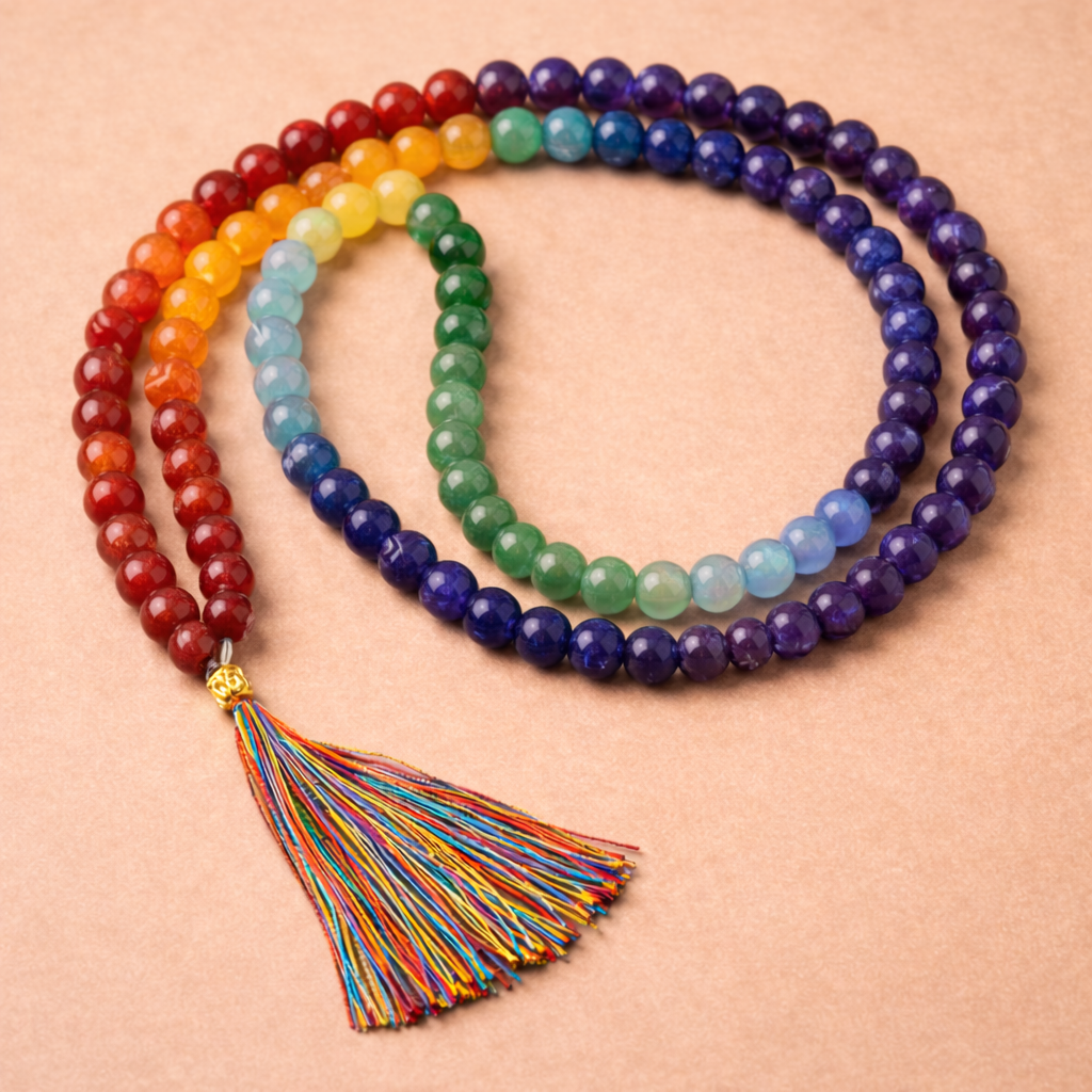 7 Chakra Japa Mala for Inner Peace