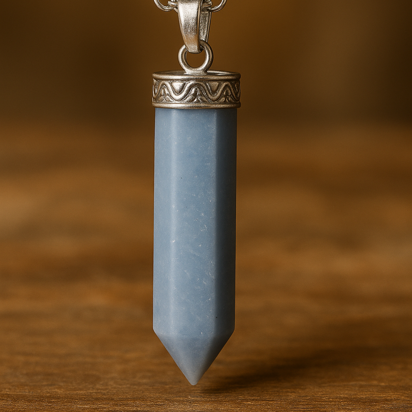 Angelite Pencil Pendant