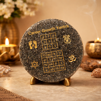 Career Growth Pyrite Coaster