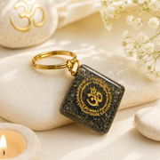 OM Pyrite keychain for Protection