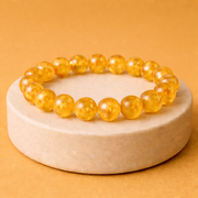 Natural Citrine Bracelet for Prosperity & Motivation