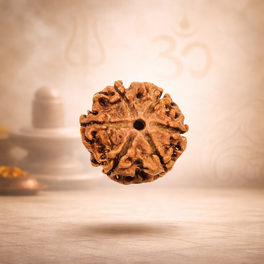 6 Mukhi Natural Rudraksha (Nepal Origin)