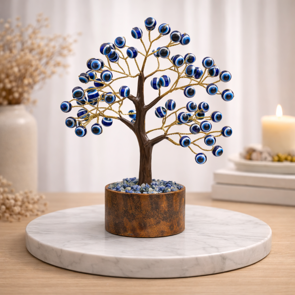 Evil eye Crystal Tree