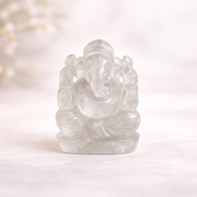 Clear Quartz Ganesh Ji Idol