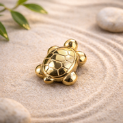 Golden Pyrite Turtle for Wealth and Abundance