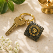 OM Pyrite keychain for Protection