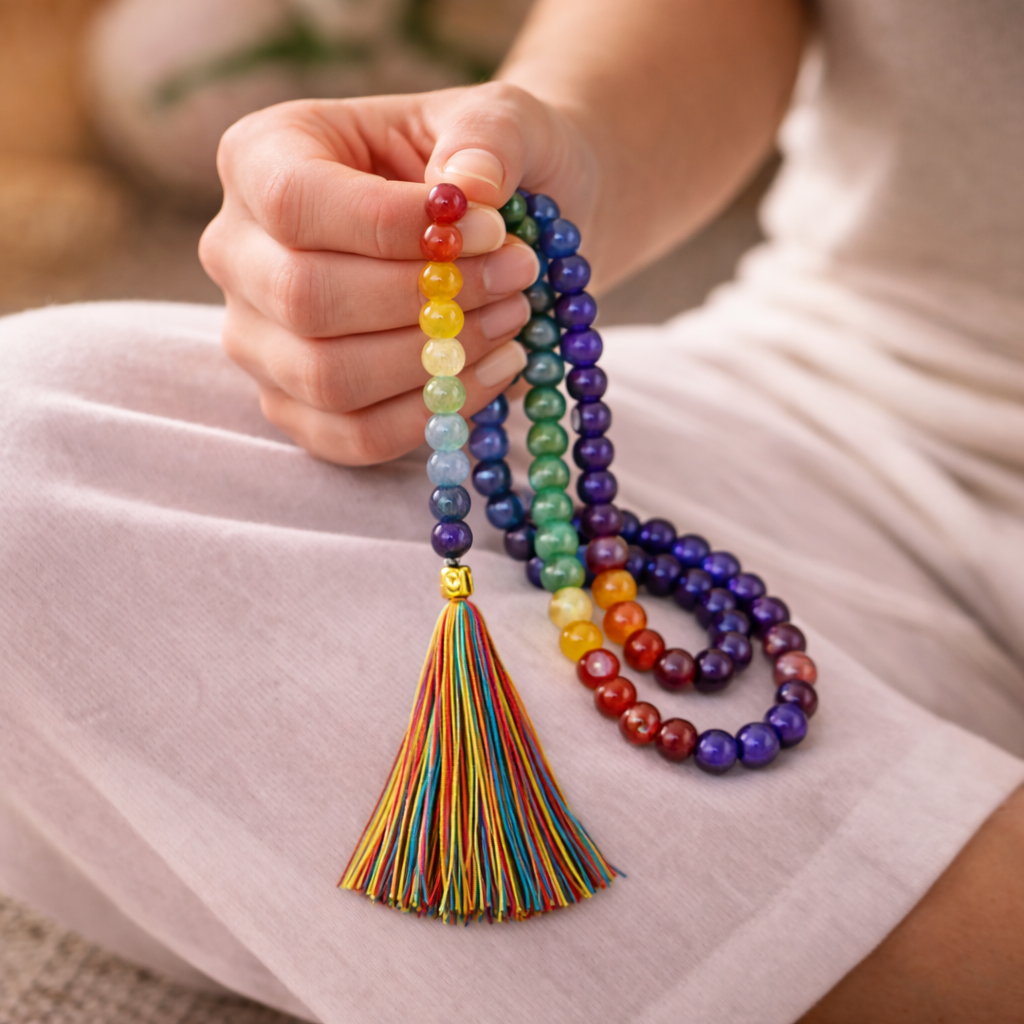 7 Chakra Japa Mala for Inner Peace