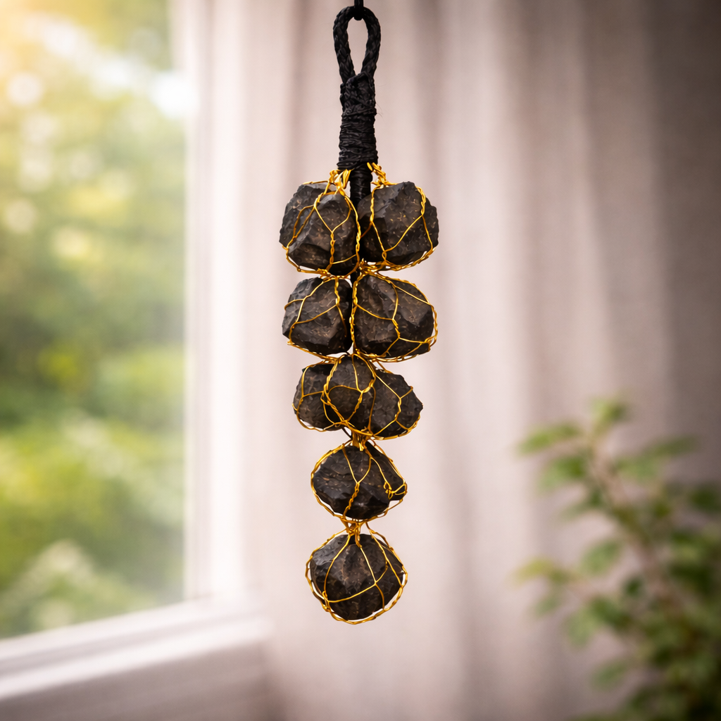 Black Tourmaline Hanger for EMF Protection