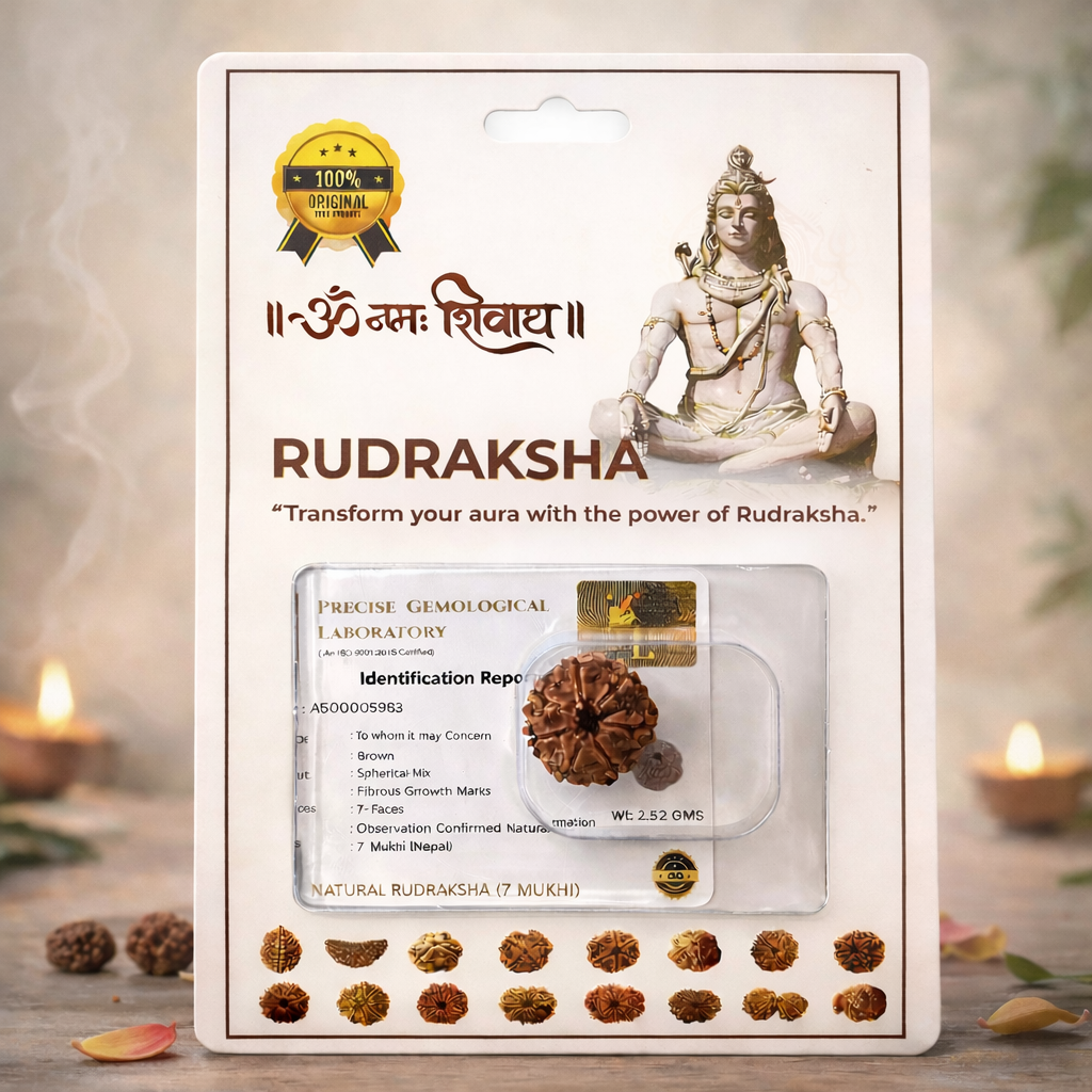 Original 3 Mukhi Rudraksha Nepal – Teen Mukhi for Confidence (Nepal origin)