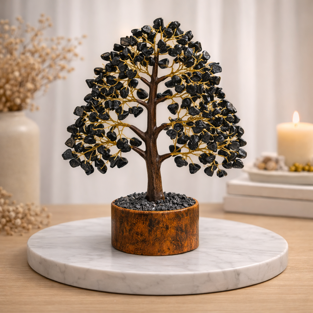 Black Tourmaline Crystal Tree