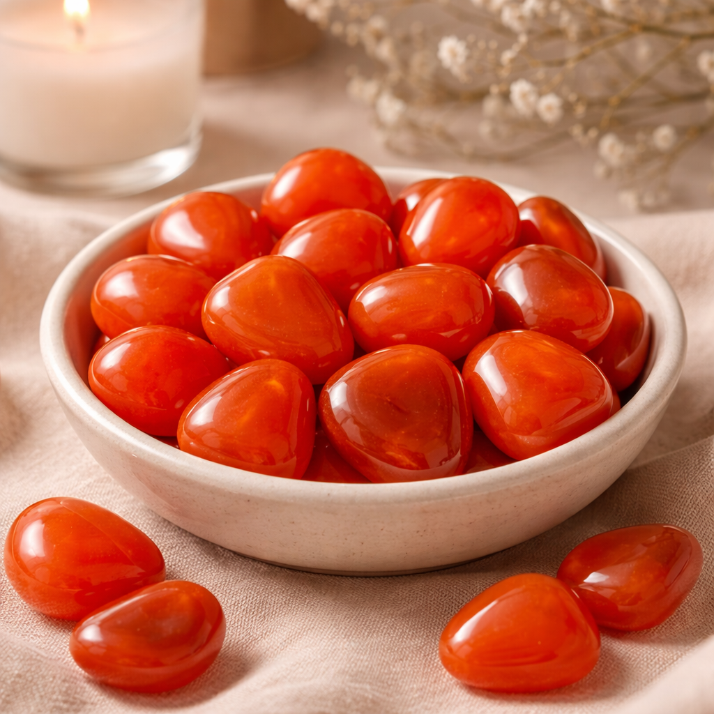Carnelian Tumbles - Pack of 2