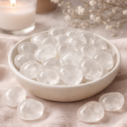 Clear Quartz (Sphatik) Tumbles - Pack of 2