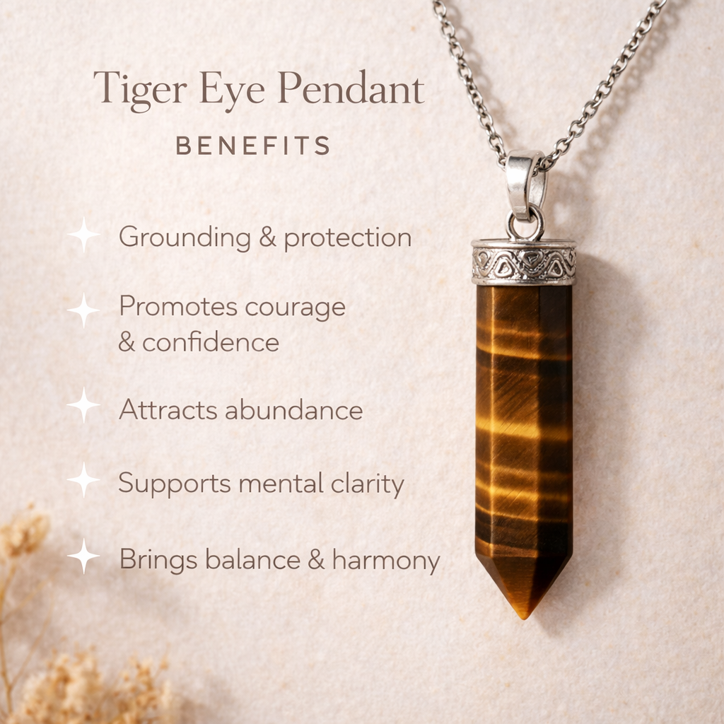 Tiger Eye Pencil Pendant
