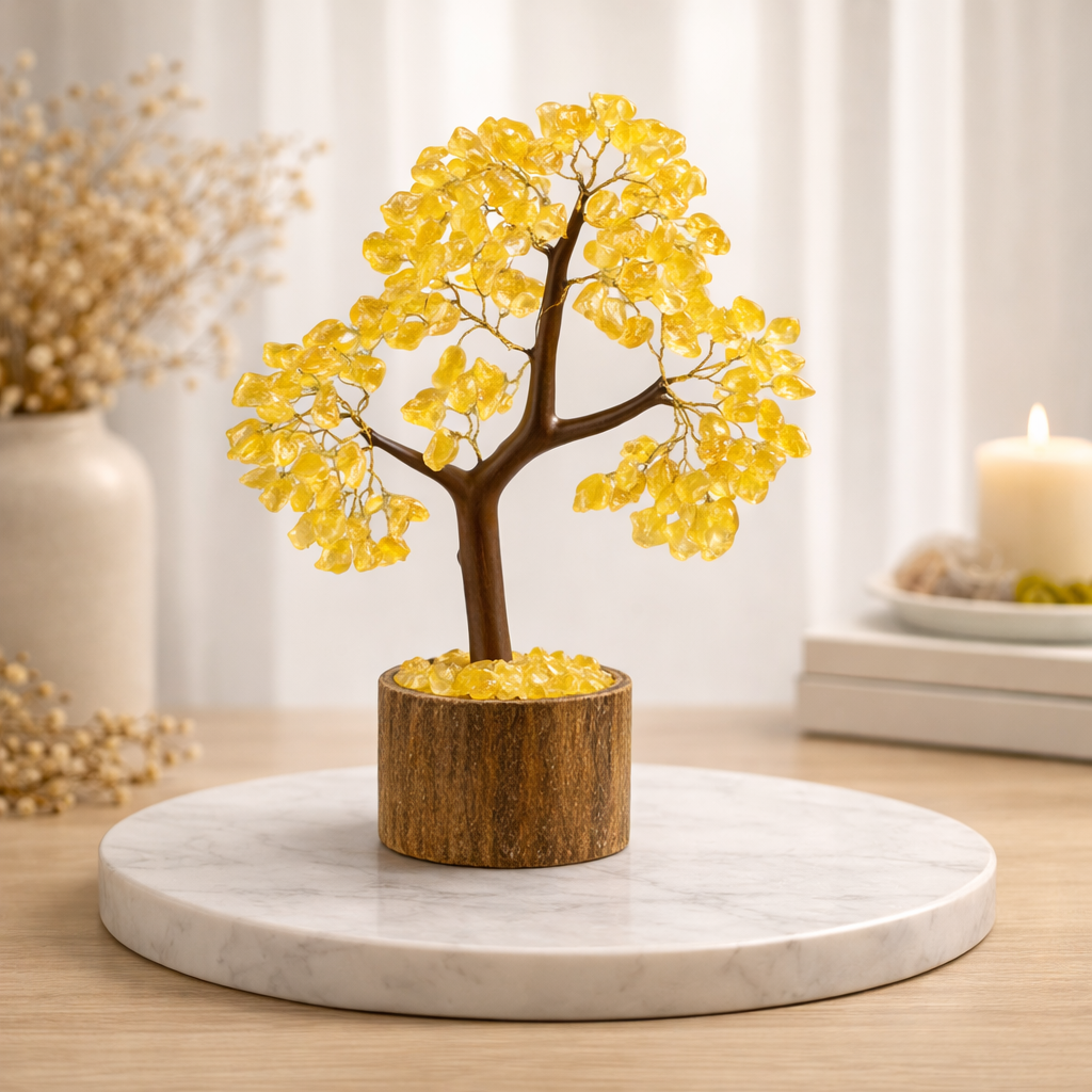 Natural Citrine Crystal Tree
