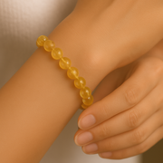 Natural Citrine Bracelet for Prosperity & Motivation