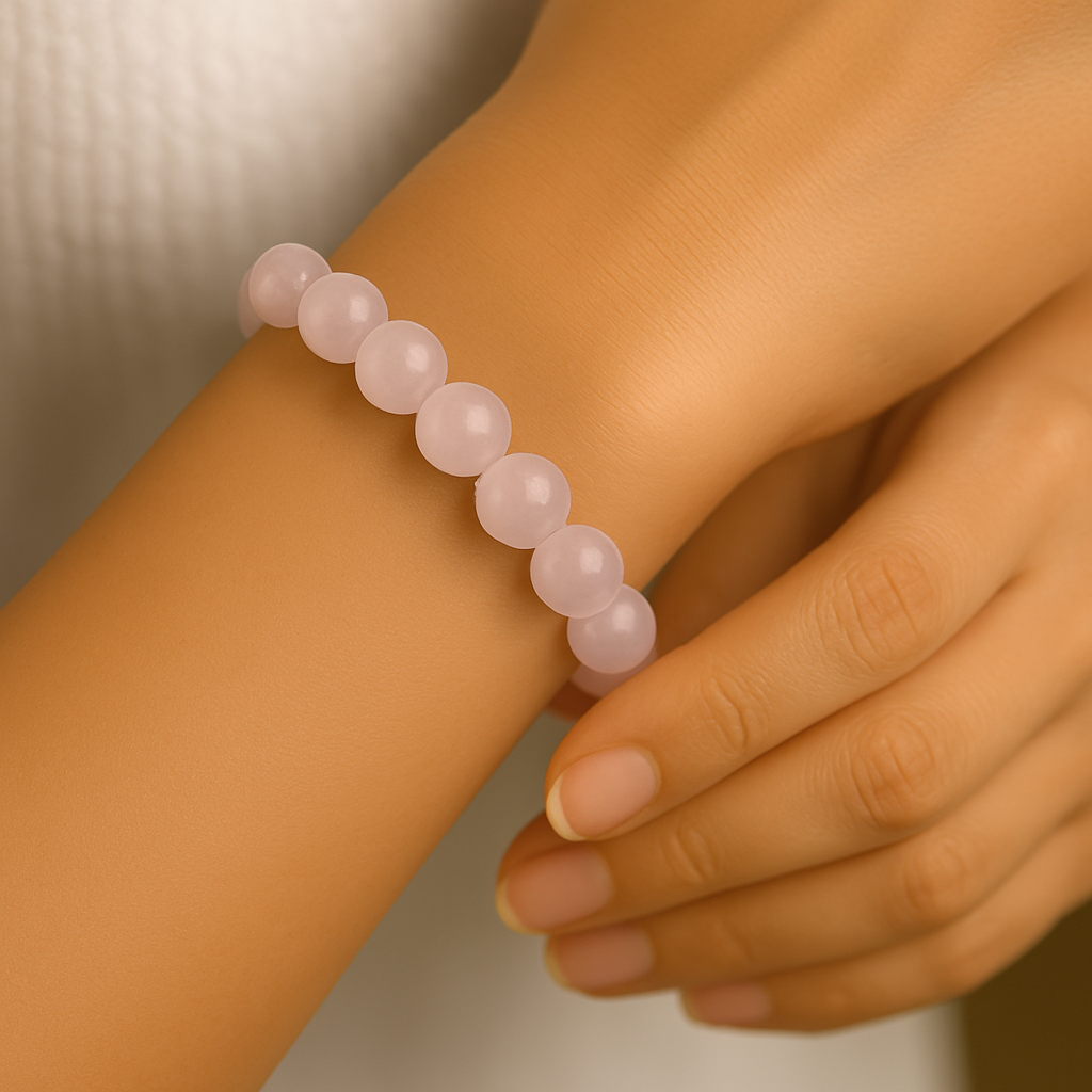 Original Rose Quartz Bracelet for Love Attraction & Relationships