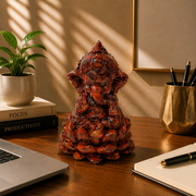 Red Jasper Ganesha idol