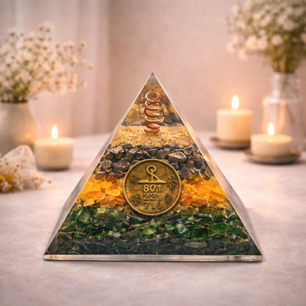 Money Magnet Pyrite Pyramid