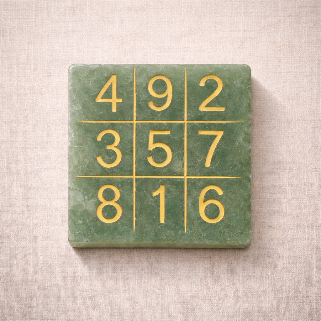 Green Aventurine - Lo Shu Grid