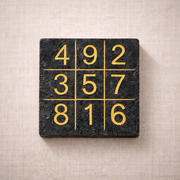 Black Tourmaline - Lo Shu Grid