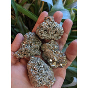 100% Natural Raw Peru Pyrite Cluster