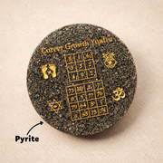 Career Growth Pyrite Coaster