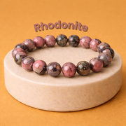 Rhodonite Bracelet for love & Emotional Strength