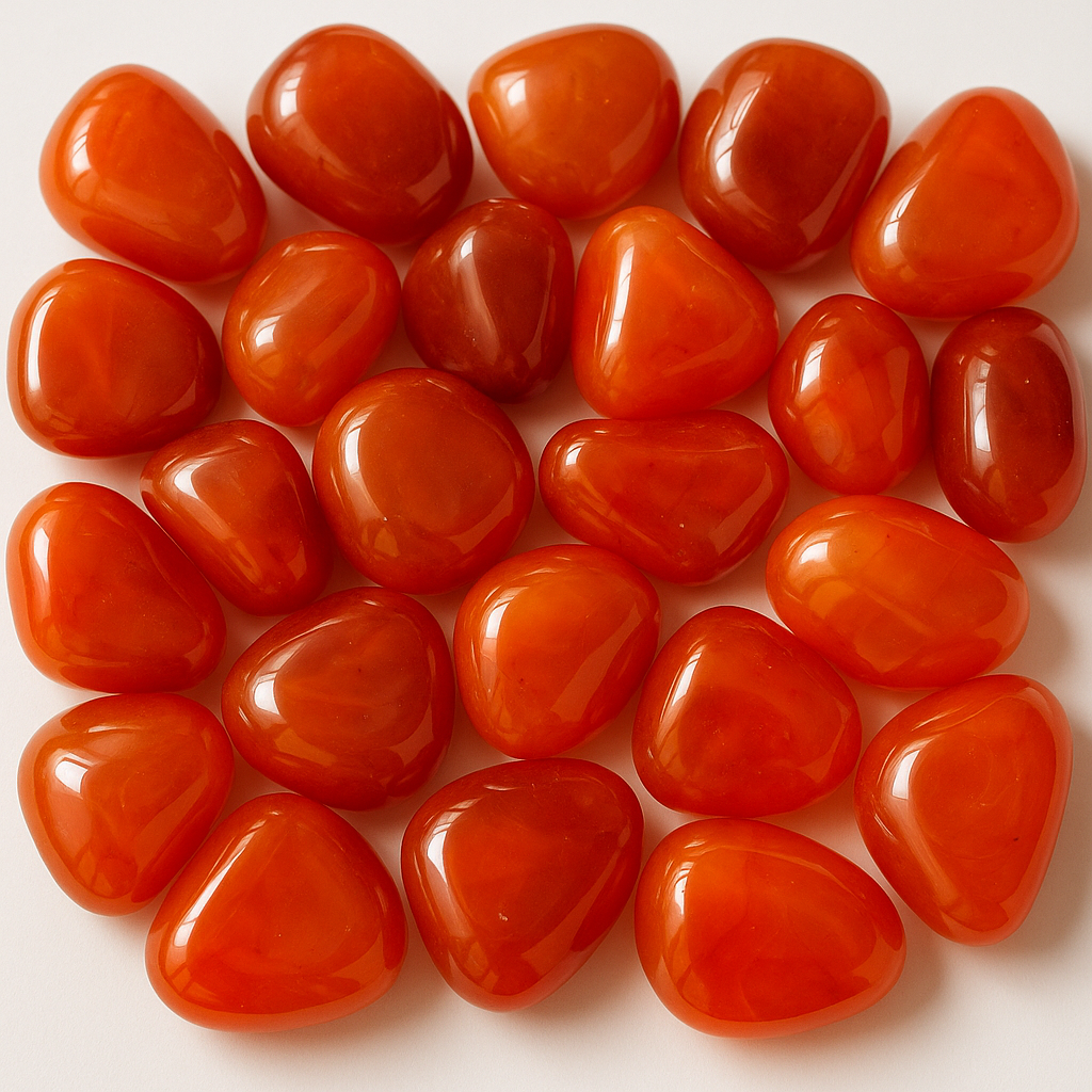 Carnelian Tumbles - Pack of 4