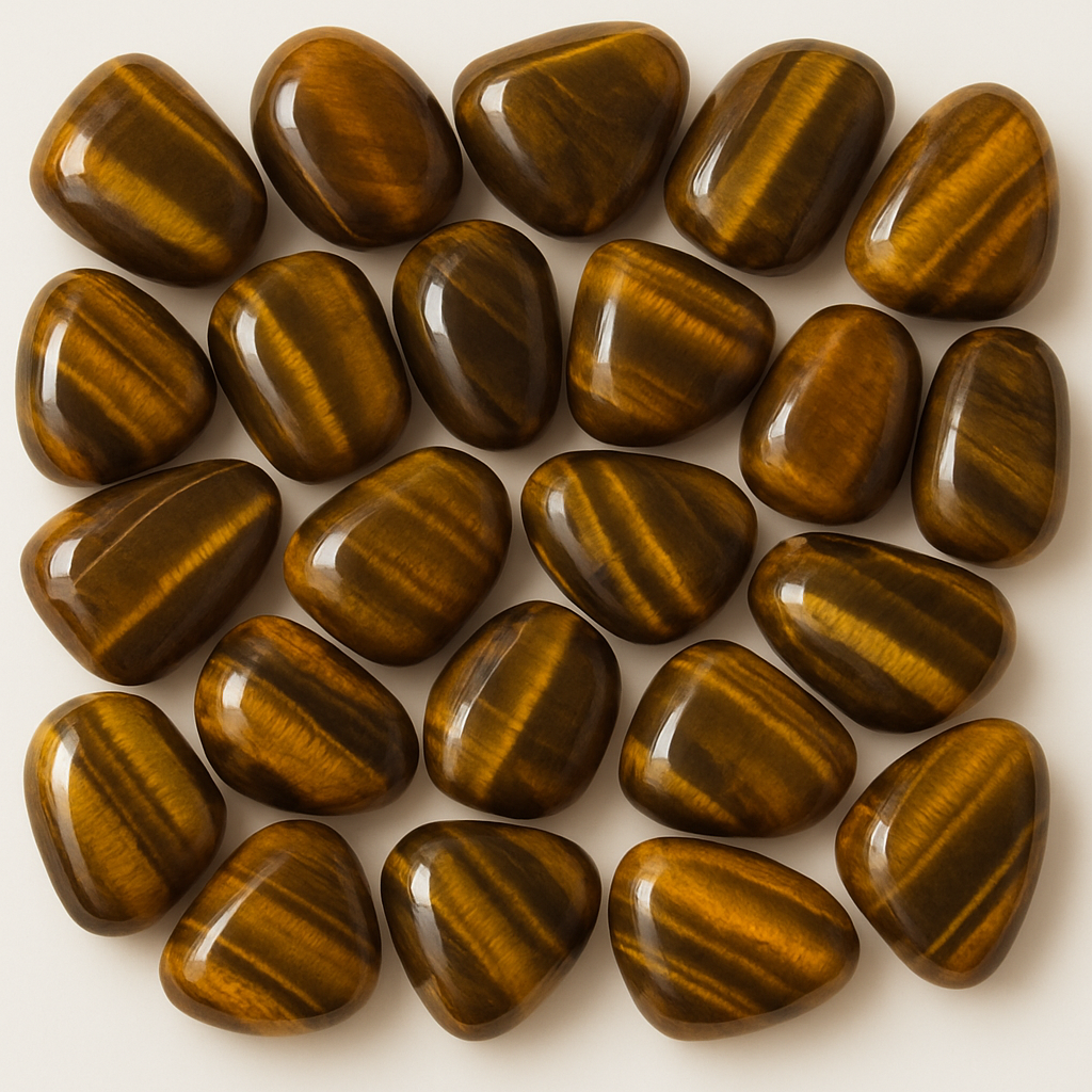 Tiger Eye Tumbles - Pack of 4
