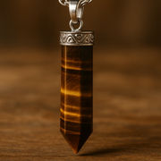 Tiger Eye Pencil Pendant