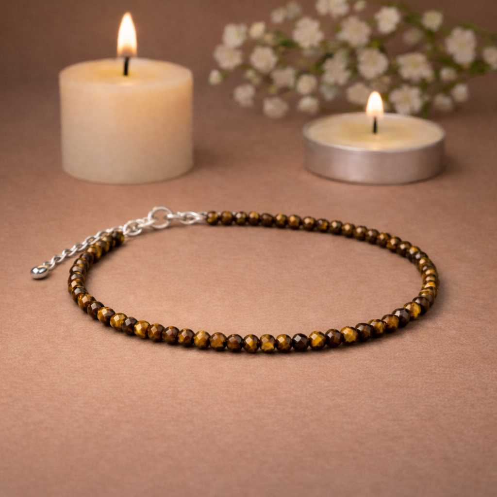 Tiger Eye Anklet