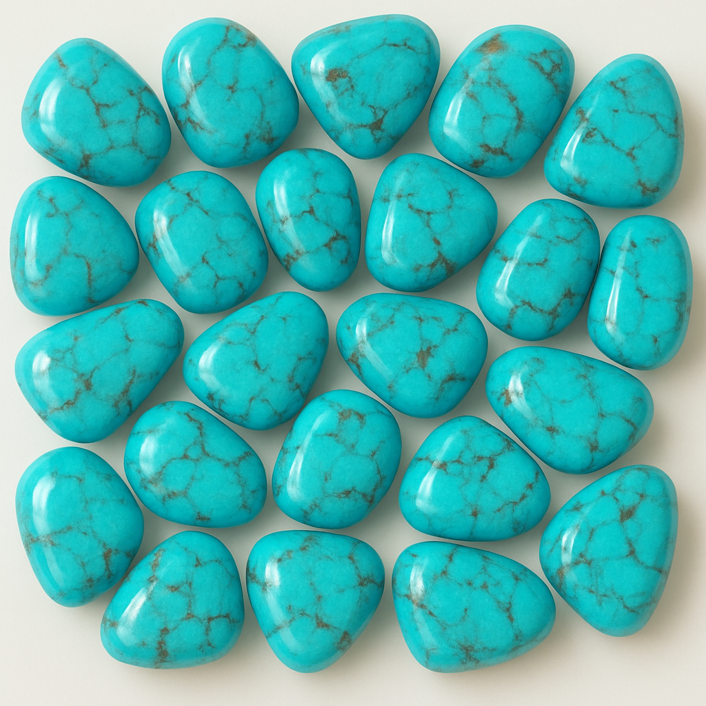 Turquoise Tumbles - Pack of 4